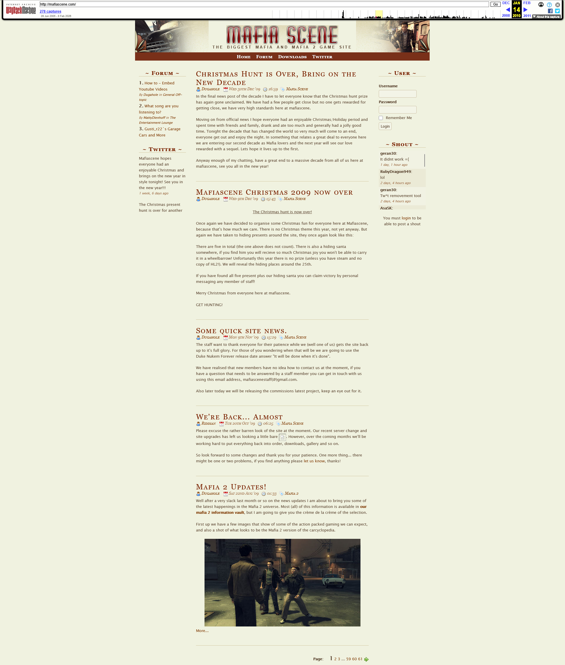 Mafia Scene snapshot 2010