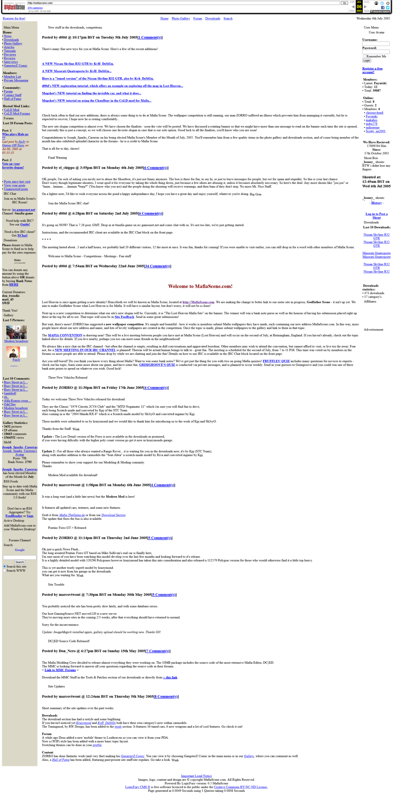 Mafia Scene snapshot 2005