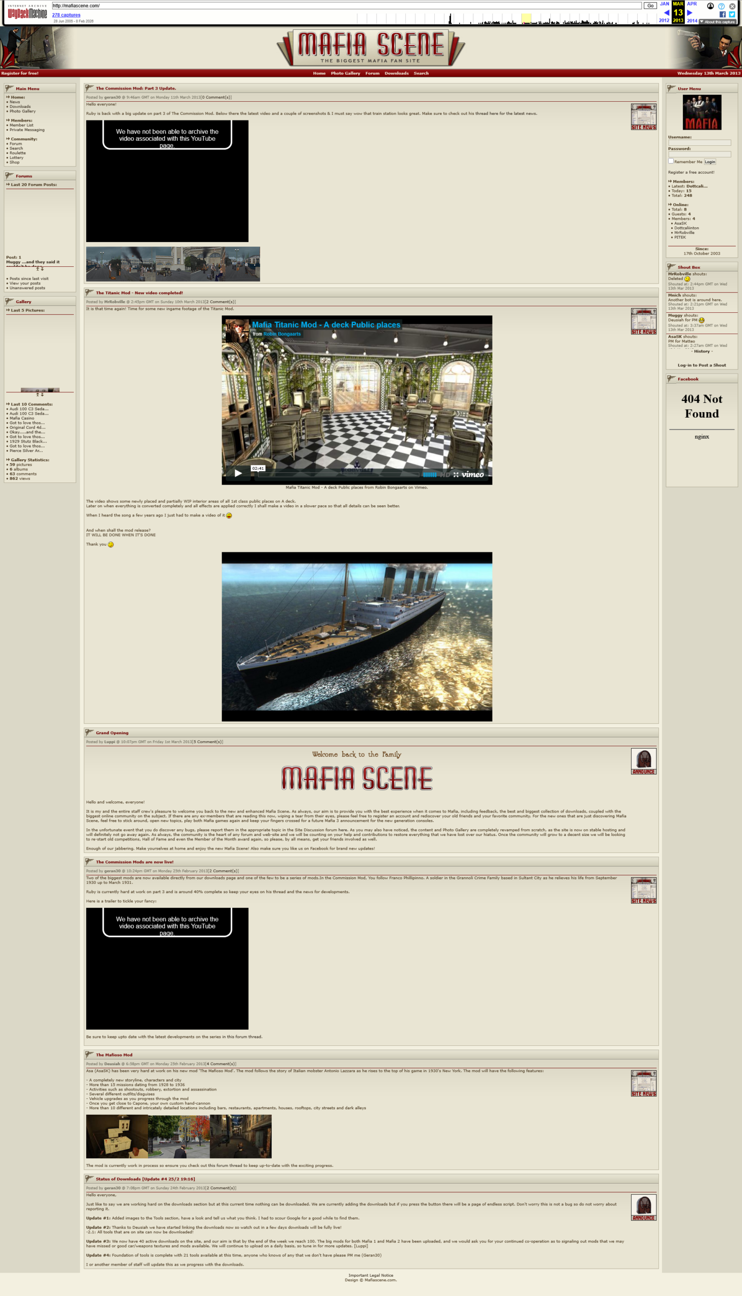 Mafia Scene snapshot 2013